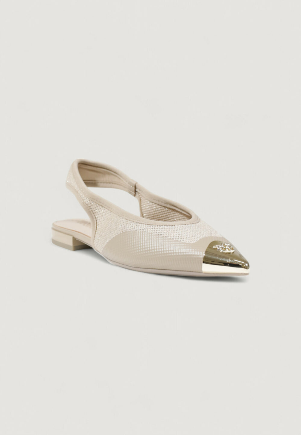 Sandali Pinko gianira 14 - sling back lurex knit Beige - Foto 2