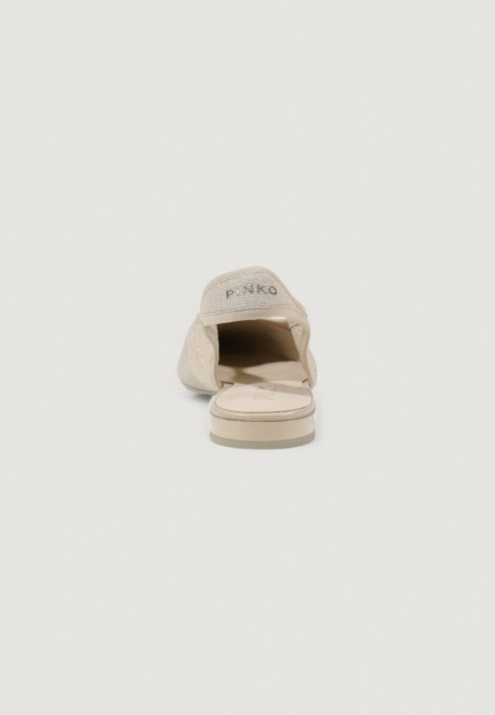 Sandali Pinko gianira 14 - sling back lurex knit Beige - Foto 4
