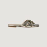 Sandali Pinko marli 09 - slipper laminated nappa Oro - Foto 1