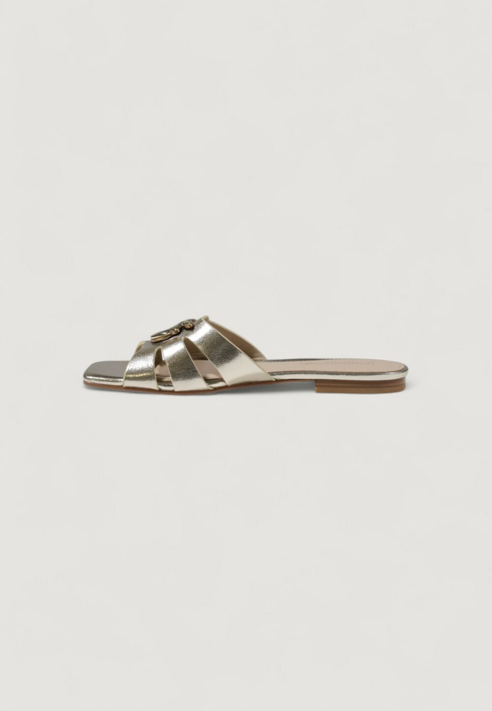 Sandali Pinko marli 09 - slipper laminated nappa Oro - Foto 3