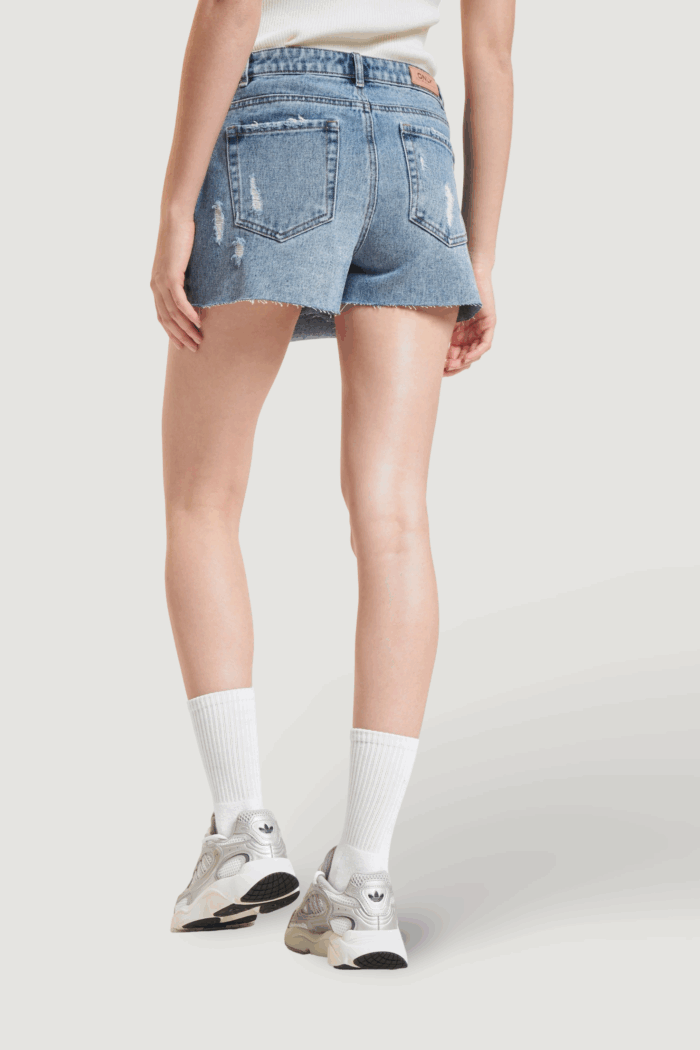 Shorts Only texas  Blue Denim Chiaro