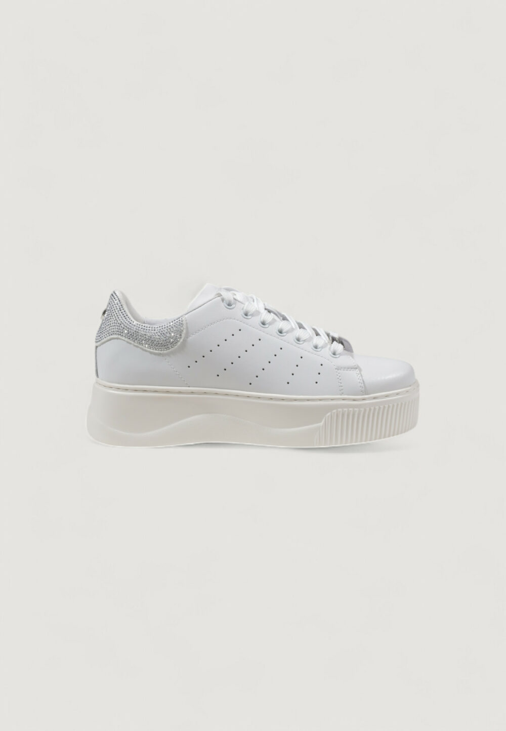 Sneakers Cult perry 3162 low w leat/suede hot fix Bianco ice - Foto 1