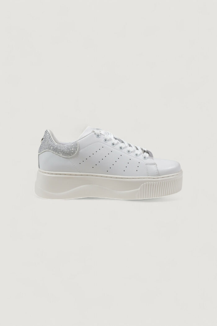 Sneakers Cult perry 3162 low w leat/suede hot fix Bianco ice
