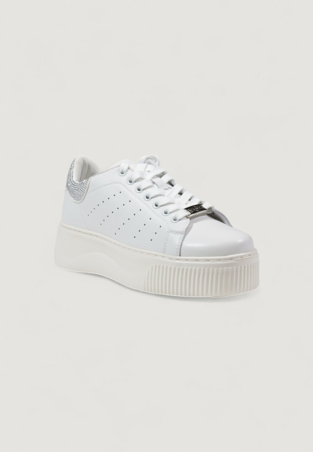 Sneakers Cult perry 3162 low w leat/suede hot fix Bianco ice - Foto 2