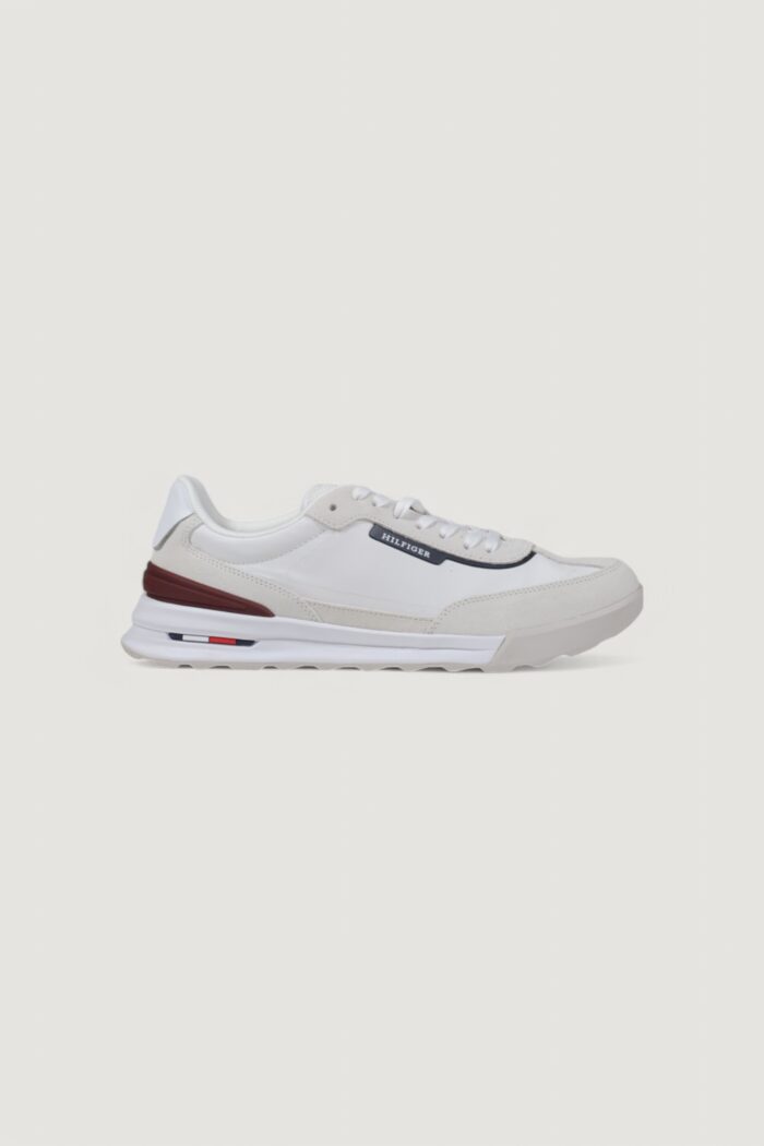 Sneakers Tommy Hilfiger retro runner seasonal Bianco