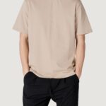 T-shirt Antony Morato relaxed fit with matt plastic print Beige - Foto 1