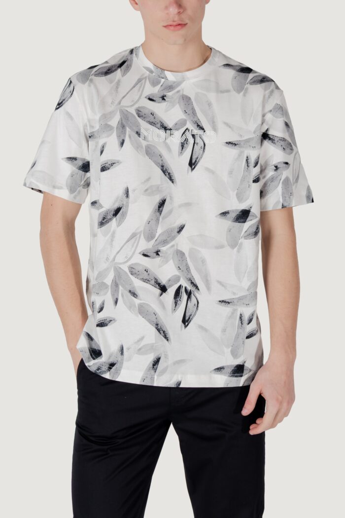 T-shirt Antony Morato relaxed fit with matt foam logo print Bianco