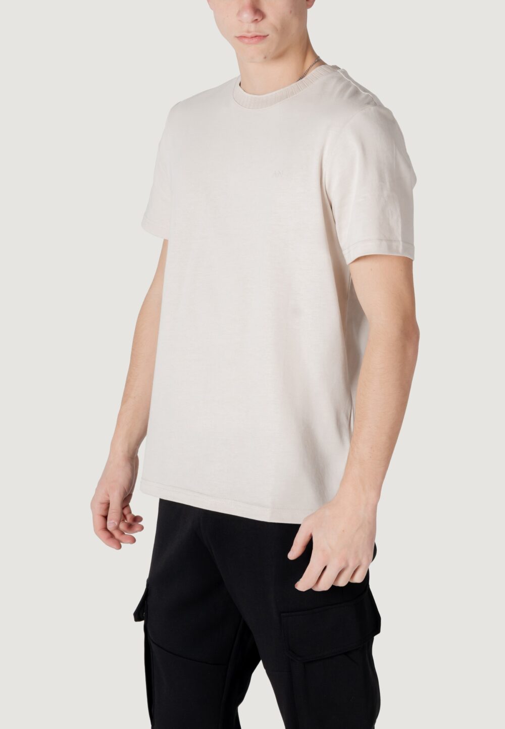 T-shirt Antony Morato regular fit with embroidered logo Panna - Foto 2