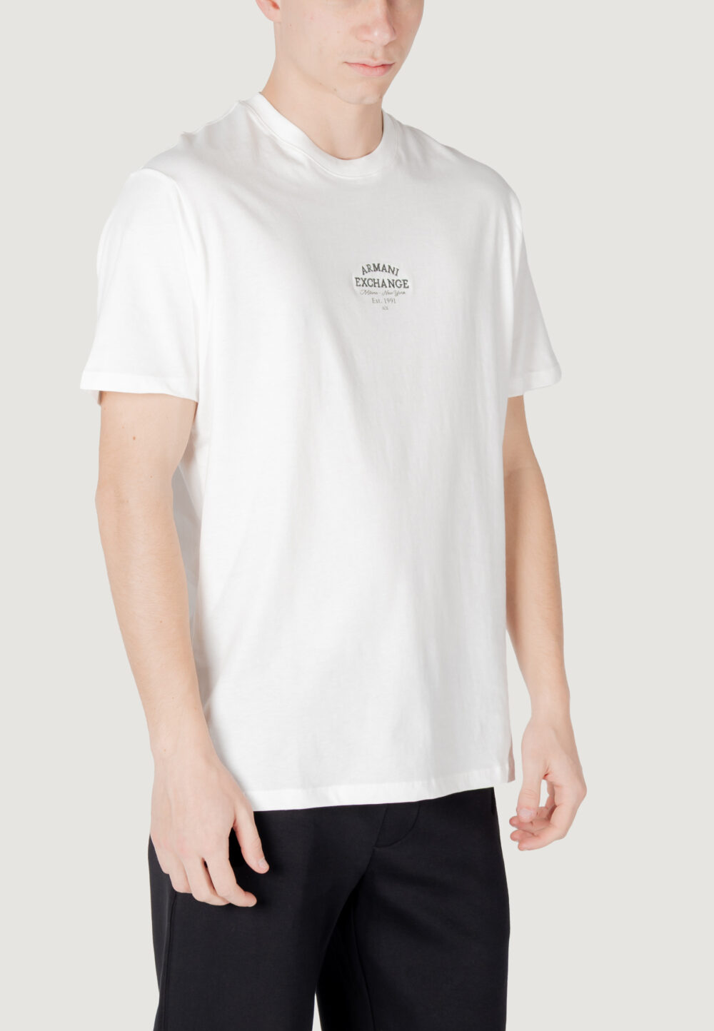 T-shirt Armani Exchange Bianco - Foto 3