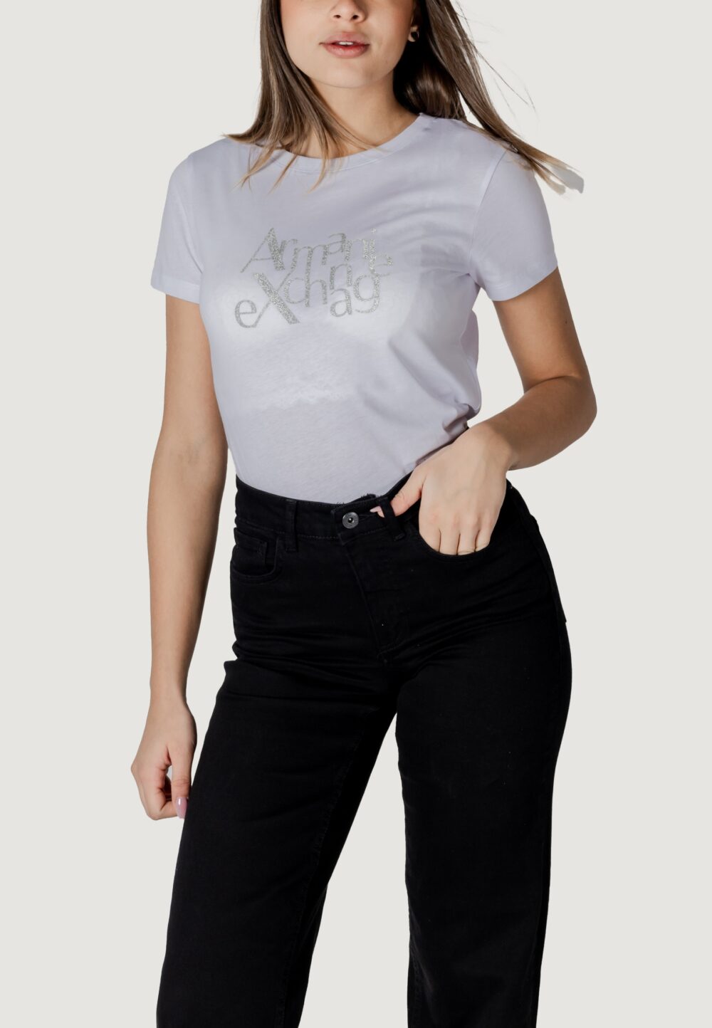 T-shirt Armani Exchange Bianco - Foto 1