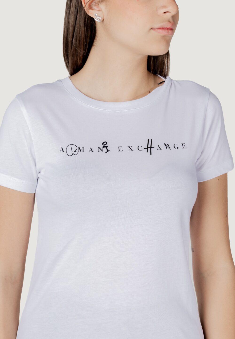 T-shirt Armani Exchange Bianco - Foto 2