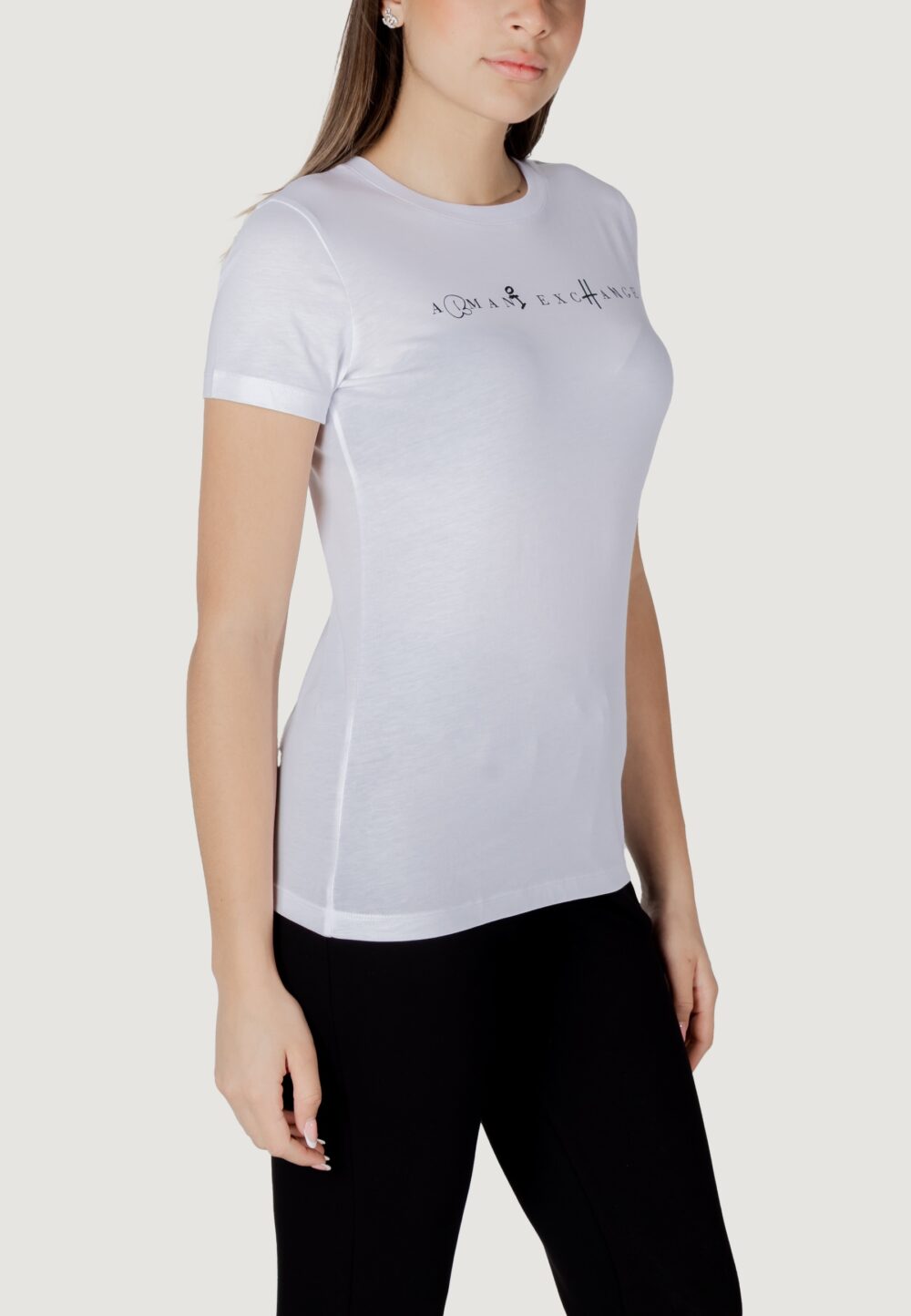 T-shirt Armani Exchange Bianco - Foto 3