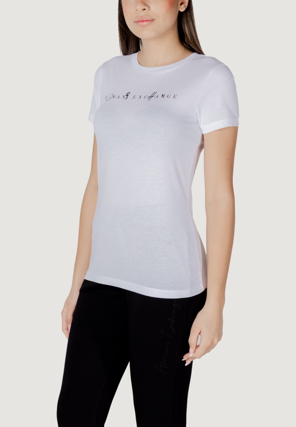 T-shirt Armani Exchange Bianco - Foto 4