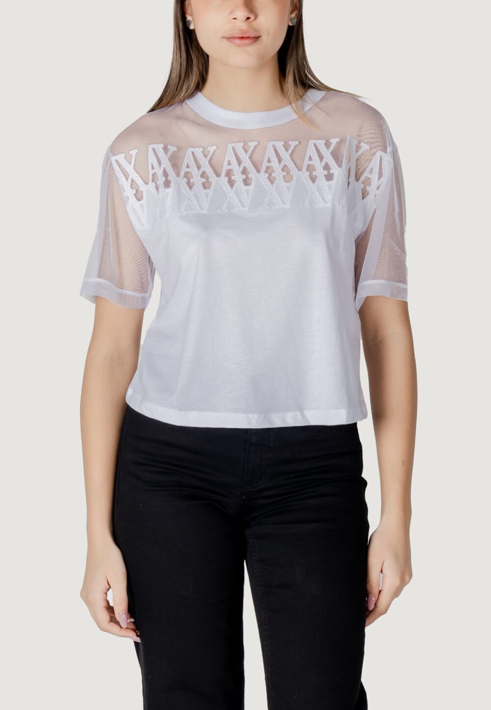 T-shirt Armani Exchange Bianco - Foto 1