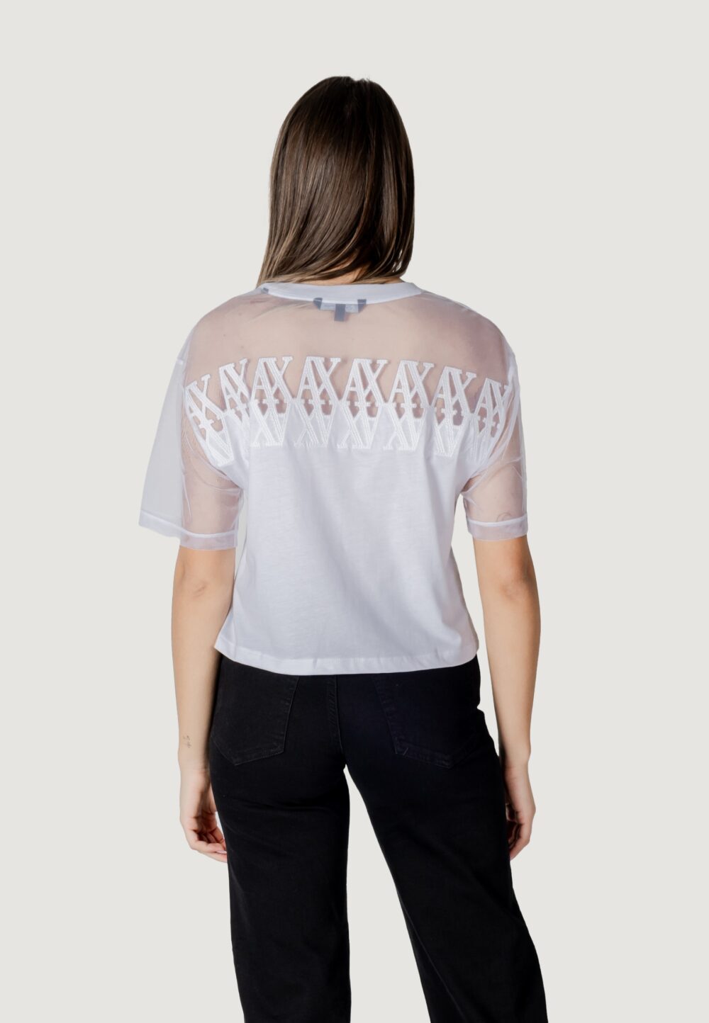 T-shirt Armani Exchange Bianco - Foto 4