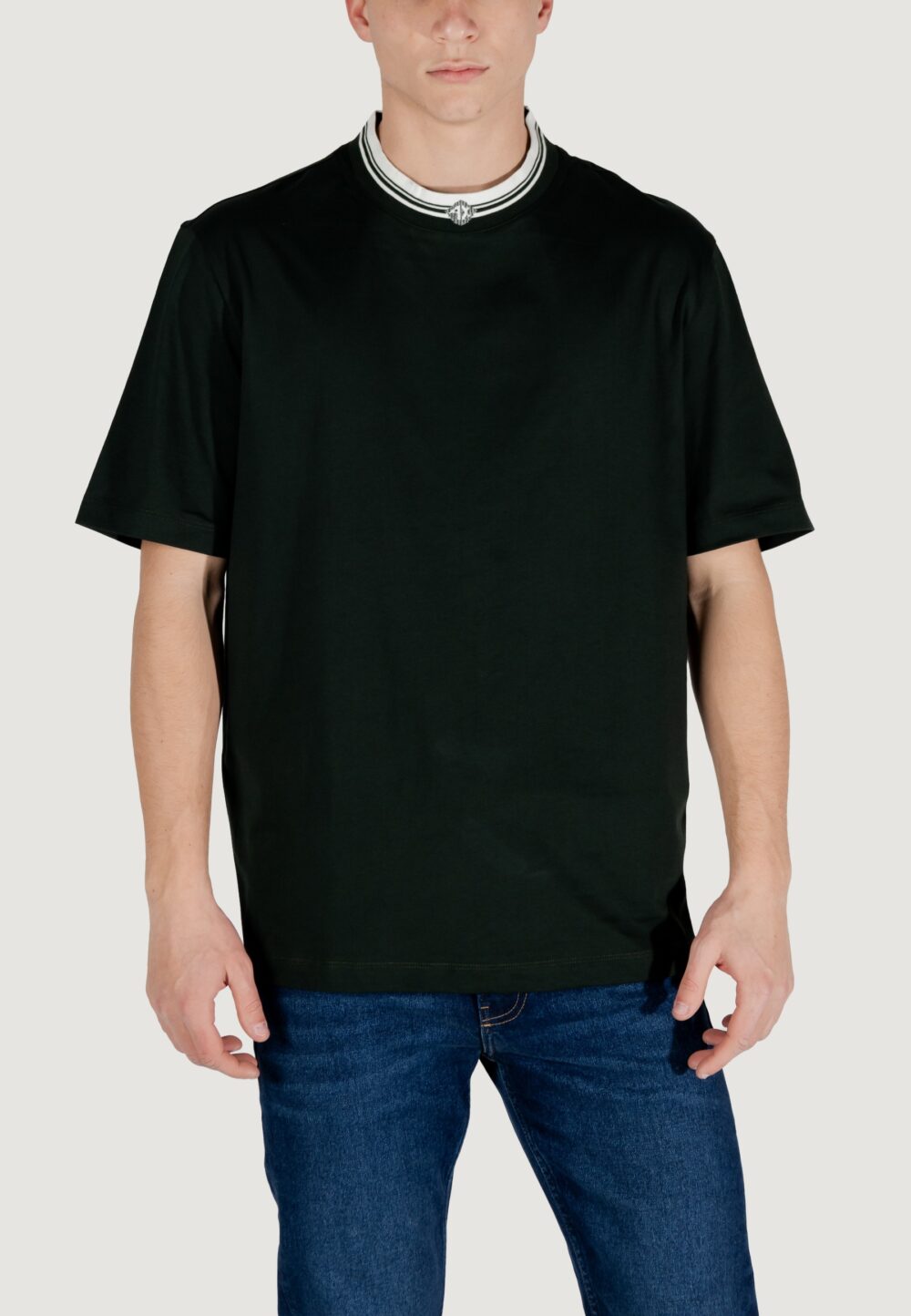 T-shirt Armani Exchange Black-White - Foto 1