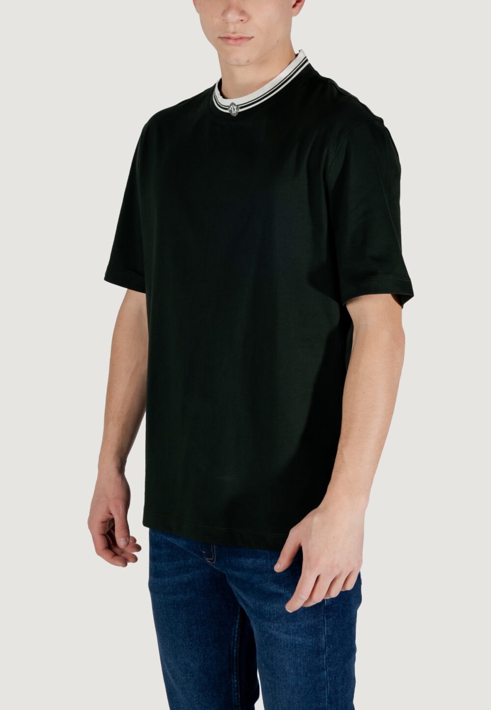T-shirt Armani Exchange Black-White - Foto 4