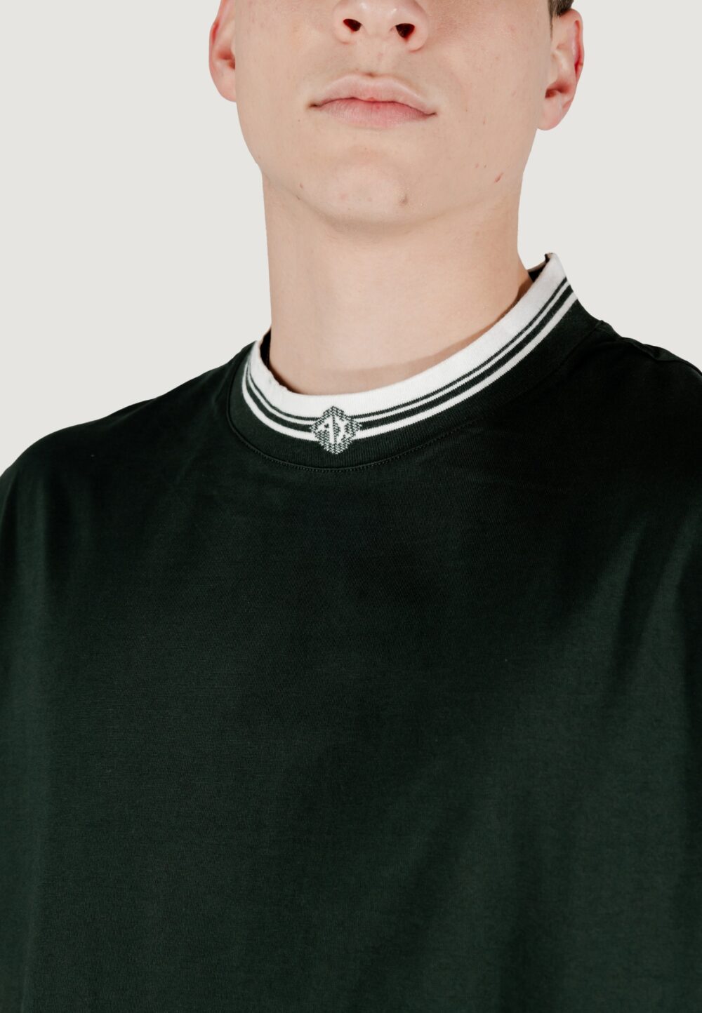 T-shirt Armani Exchange Black-White - Foto 5