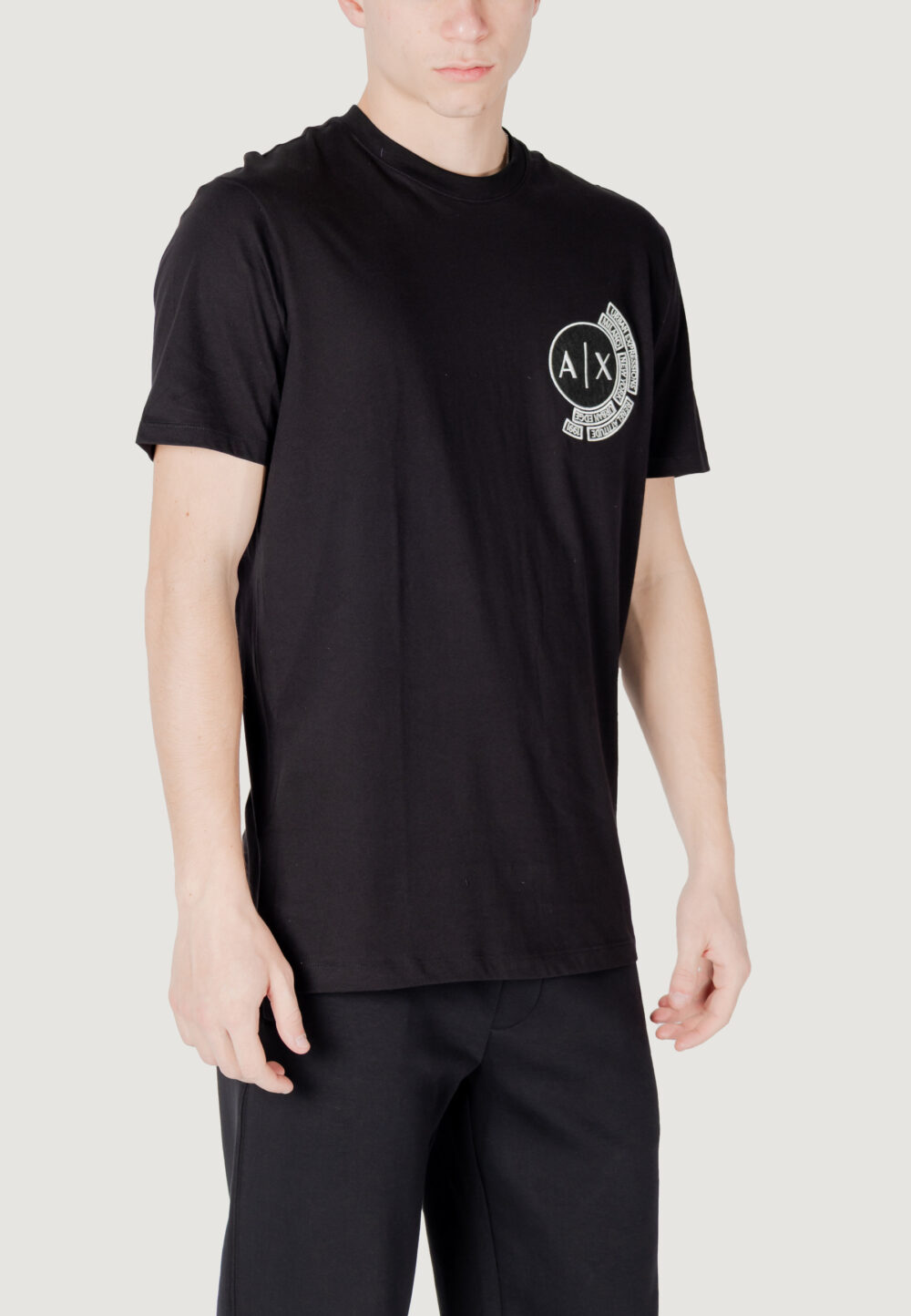 T-shirt Armani Exchange Nero - Foto 3