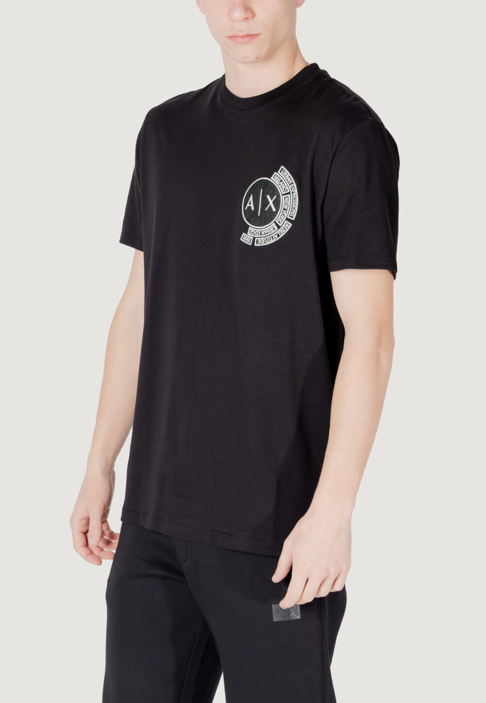 T-shirt Armani Exchange Nero - Foto 4