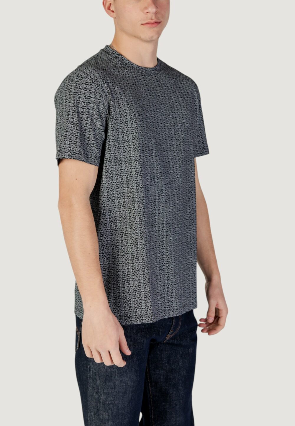 T-shirt Armani Exchange Nero - Foto 3
