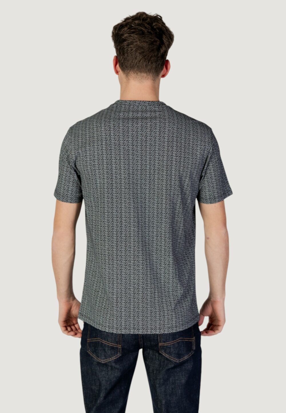 T-shirt Armani Exchange Nero - Foto 4
