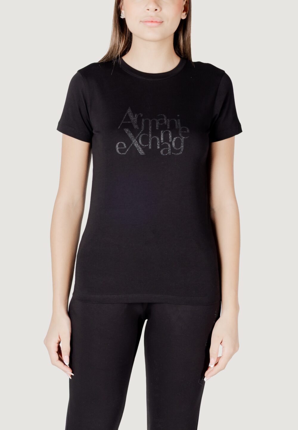 T-shirt Armani Exchange Nero - Foto 1