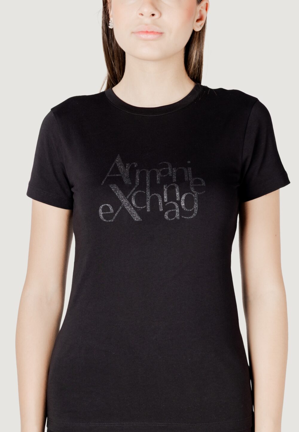 T-shirt Armani Exchange Nero - Foto 2