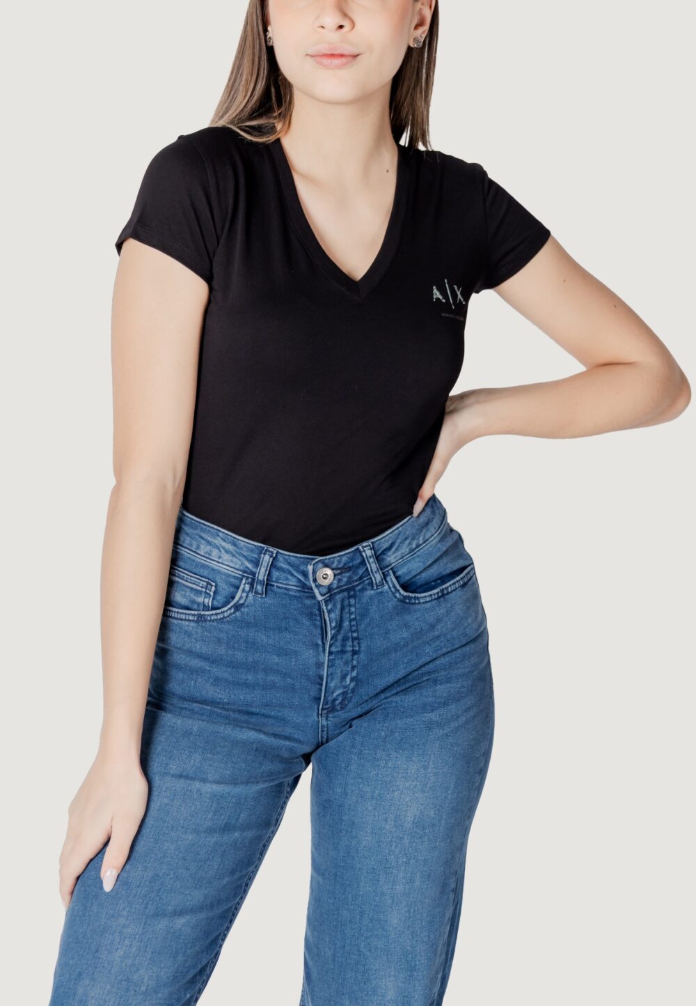 T-shirt Armani Exchange Nero - Foto 1