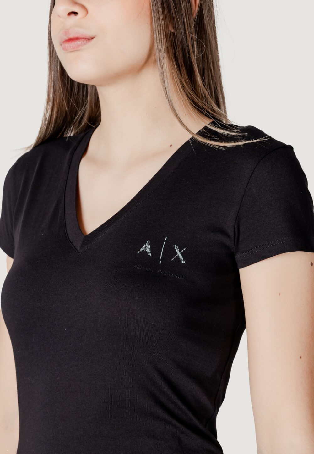 T-shirt Armani Exchange Nero - Foto 2