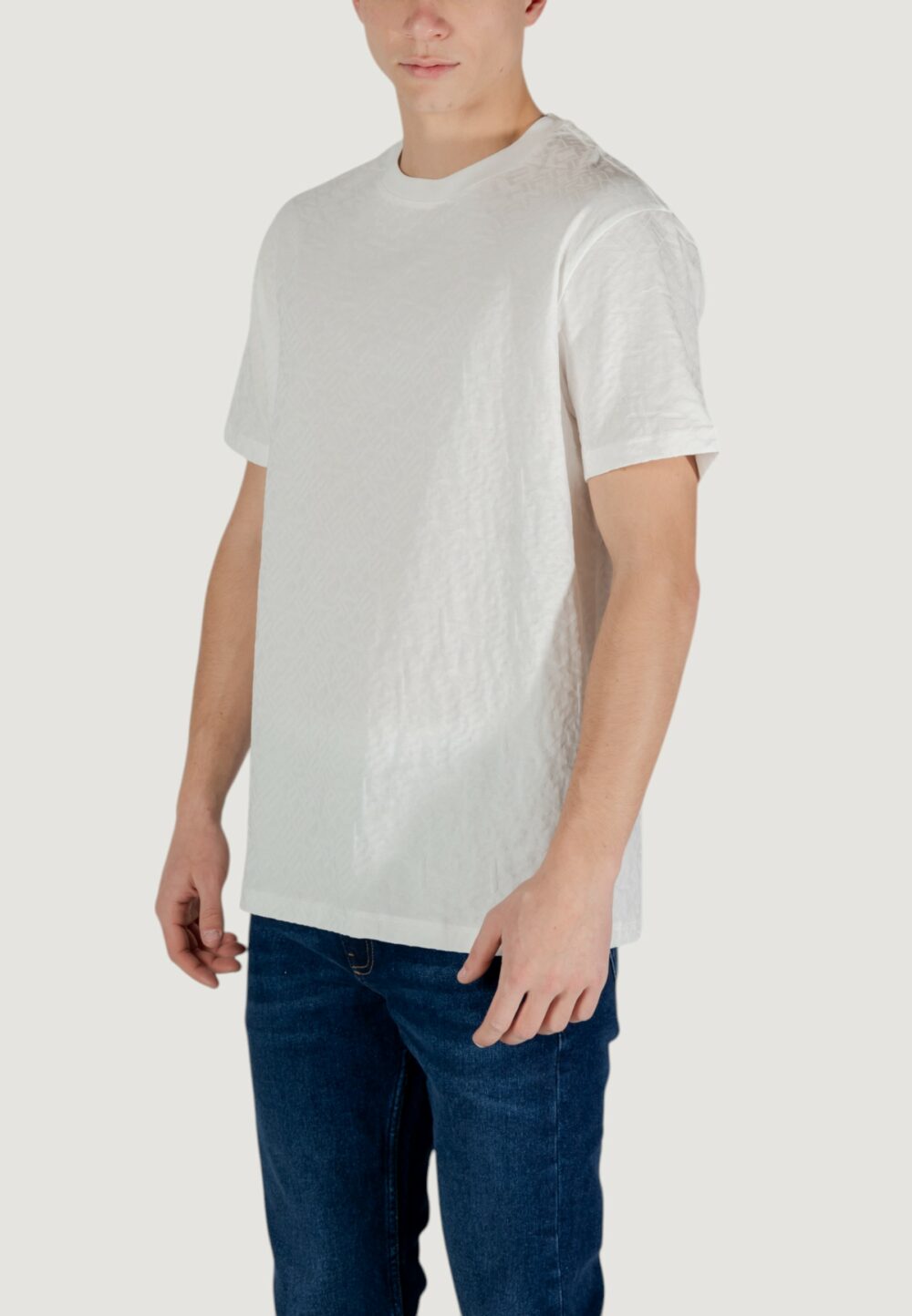 T-shirt Armani Exchange Panna - Foto 3