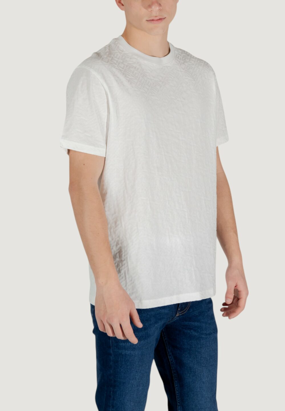 T-shirt Armani Exchange Panna - Foto 4