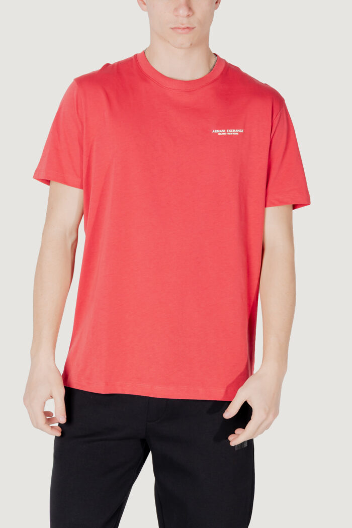 T-shirt Armani Exchange  Rosso