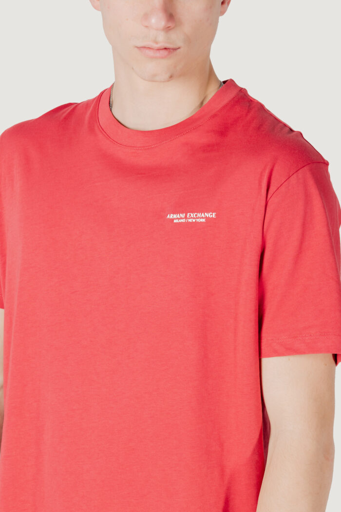 T-shirt Armani Exchange  Rosso