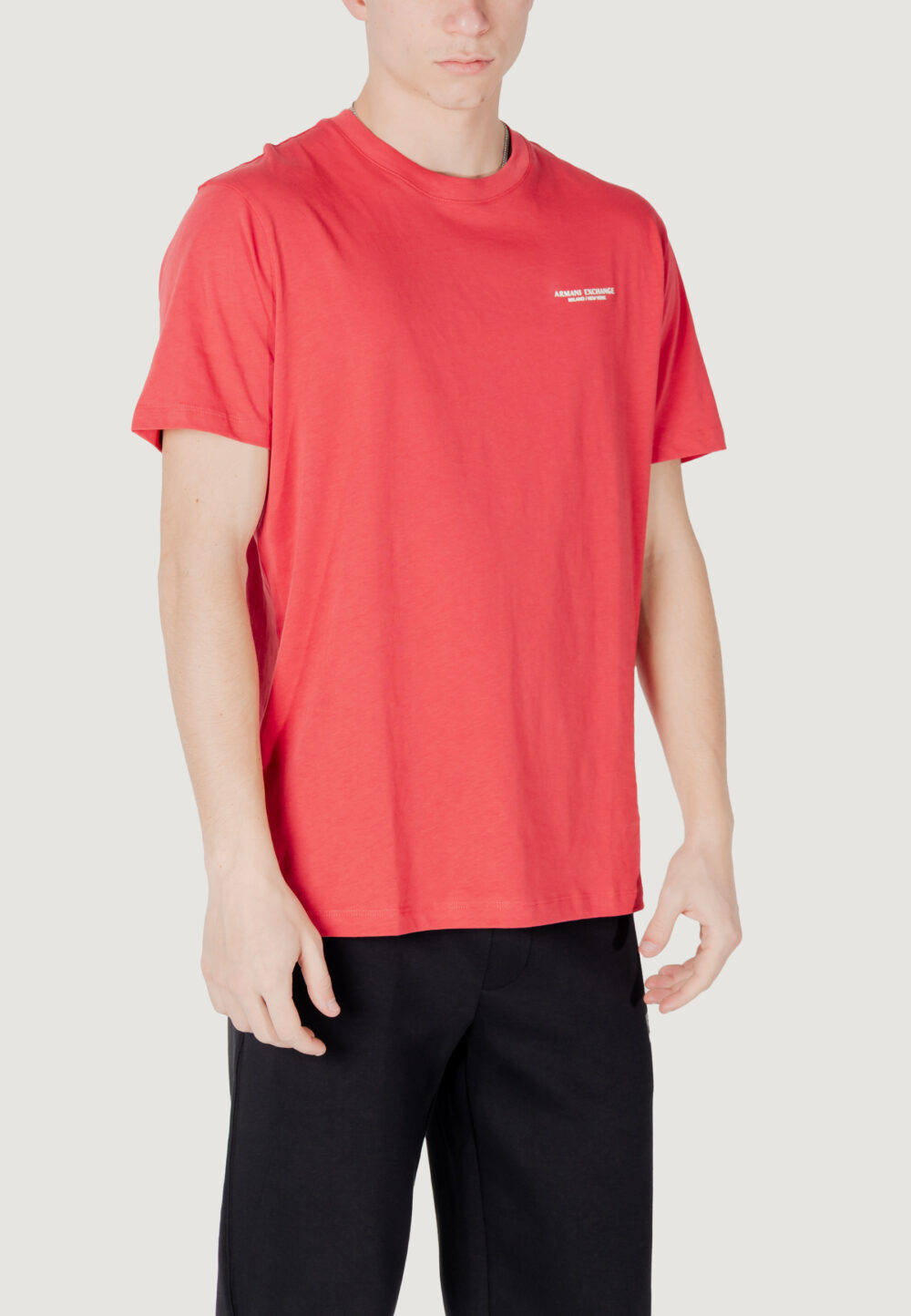 T-shirt Armani Exchange Rosso - Foto 3