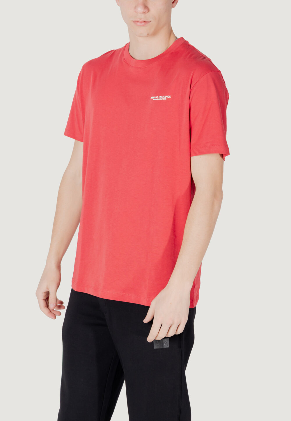 T-shirt Armani Exchange Rosso - Foto 4