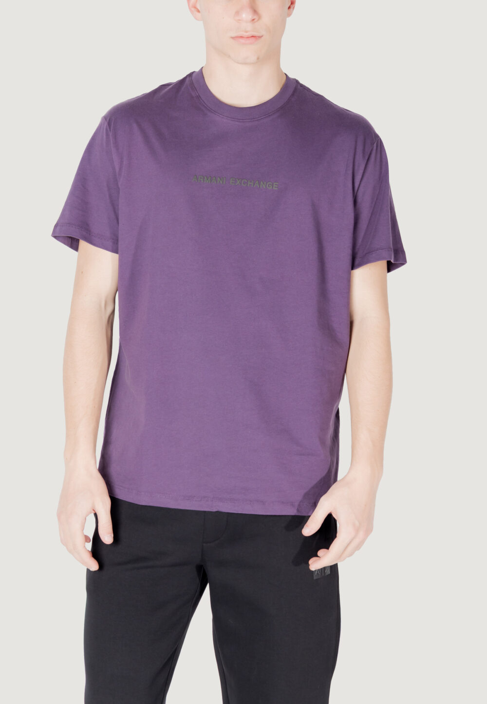 T-shirt Armani Exchange Viola - Foto 1