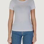 T-shirt Calvin Klein Jeans institutional graphic Bianco - Foto 1