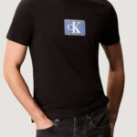 T-shirt Calvin Klein ss 30s eu sp ck box Nero - Foto 1