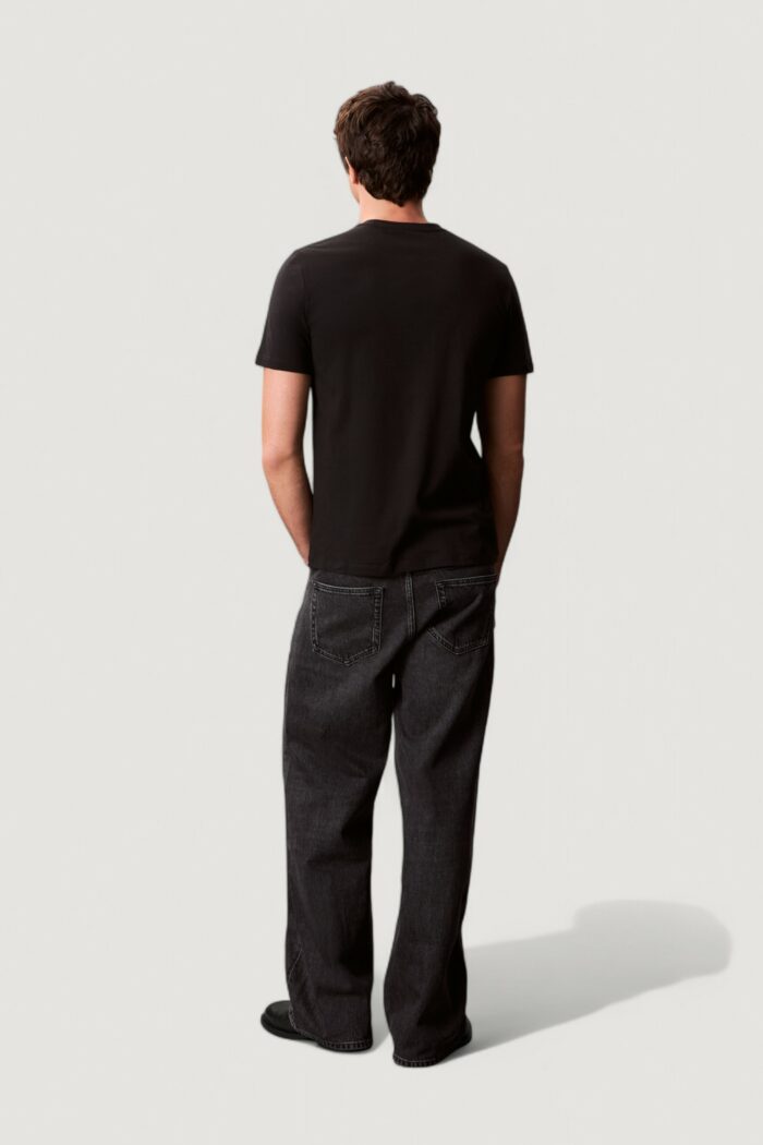 T-shirt Calvin Klein ss 30s eu sp ck box Nero