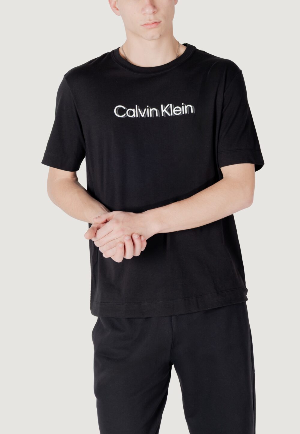 T-shirt Calvin Klein Sport graphic s/s t-s Nero - Foto 1