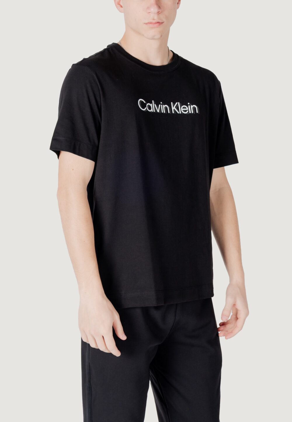 T-shirt Calvin Klein Sport graphic s/s t-s Nero - Foto 3
