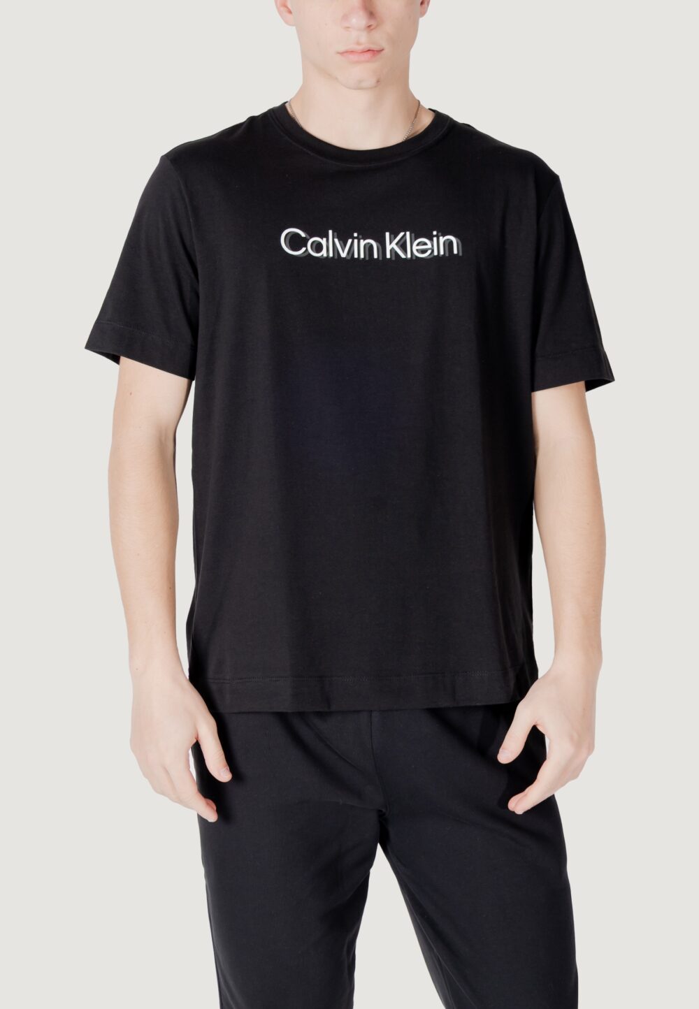 T-shirt Calvin Klein Sport graphic s/s t-s Nero - Foto 5