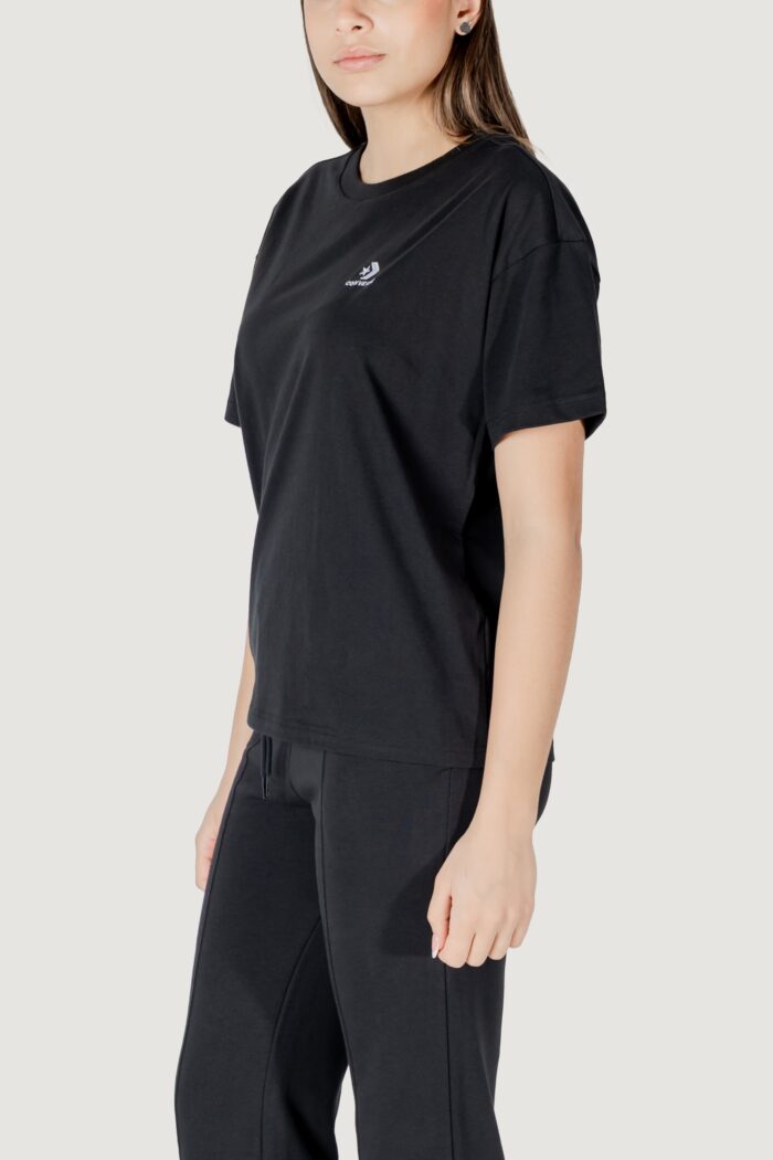 T-shirt Converse star chevron oversized tee Nero