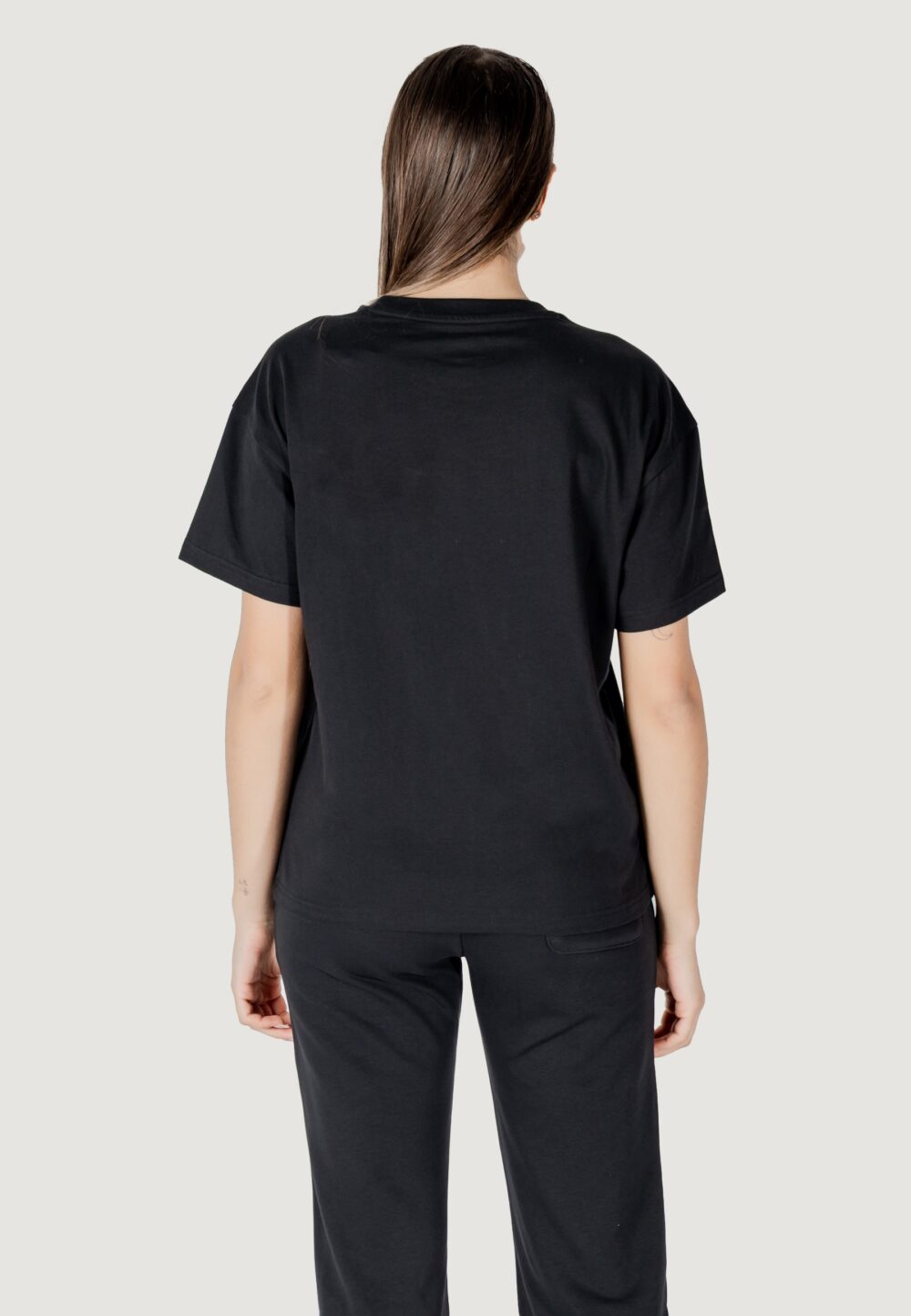 T-shirt Converse star chevron oversized tee Nero - Foto 4