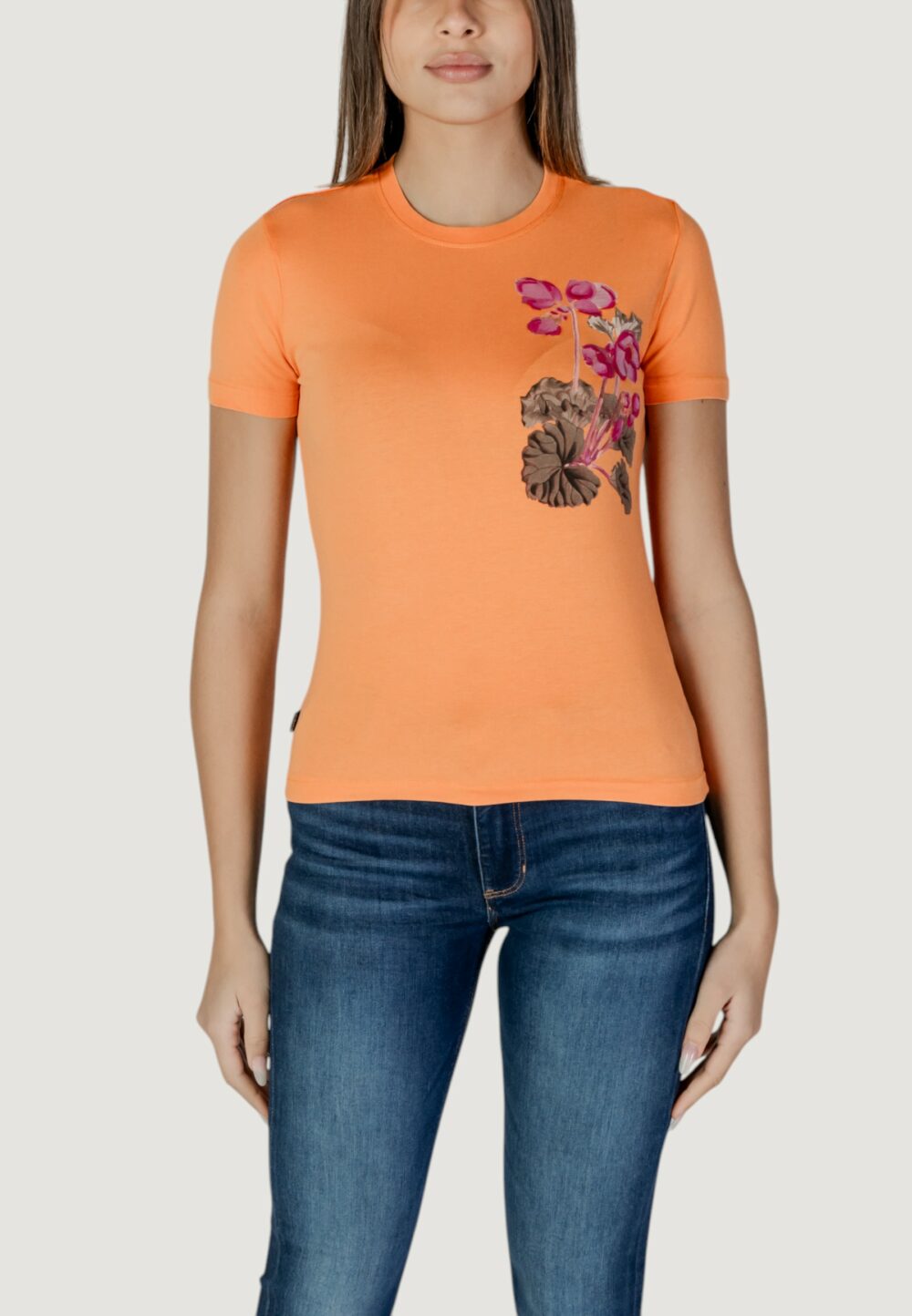 T-shirt Desigual ts_botanical_lacroix Arancione - Foto 1