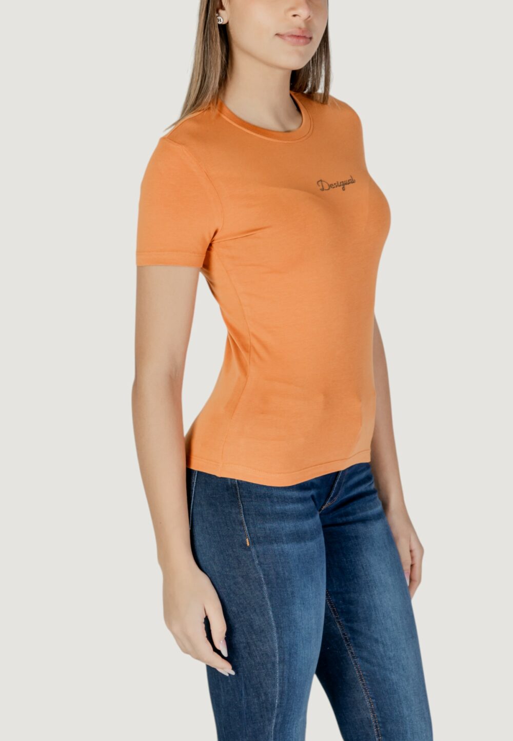 T-shirt Desigual ts_paranÁ Arancione - Foto 3