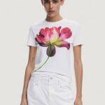 T-shirt Desigual ts_plata Bianco - Foto 1