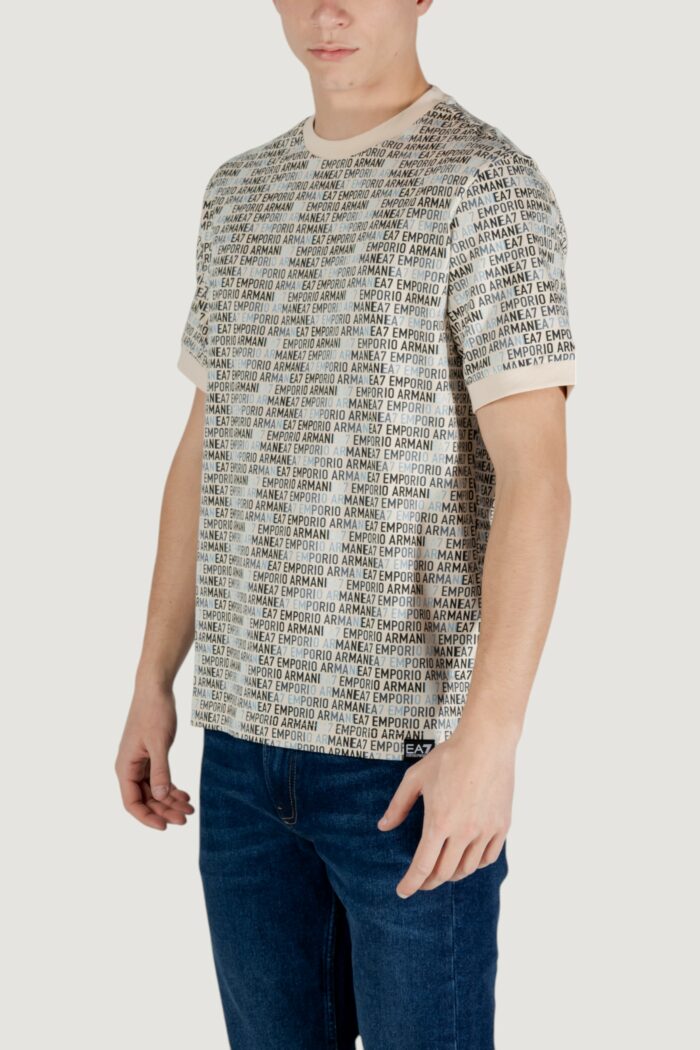 T-shirt EA7  Beige chiaro