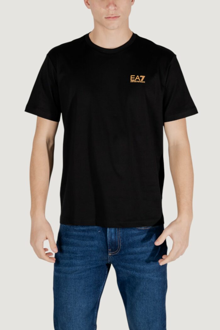 T-shirt EA7  Black gold
